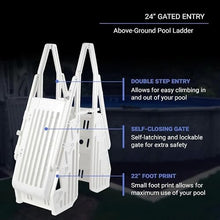 Adjustable Above Ground Pool Ladder for 48‑56‑in Wall Height Pools