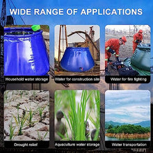5sssallefaa Large-Capacity Emergency Water Tank PVC Foldable Water Container 2000L