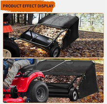 42" Tow Behind Lawn Sweeper Leaf Collector for Grass Lawn 12 Cu FT Capacity 42in
