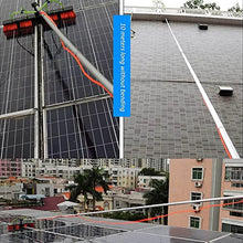 DKXCOSQ Solar Panel and Window Cleaning Pole Kit 5 12m Water Fed Pole with Brush for Photovoltaic Panels
