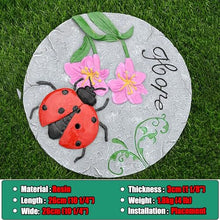 Elitix Stepping Stone Color Stones for Decorative Garden Stepping, Landscaping Step Walkway Stones Set of 5 with Beautiful Pattern, Used for Directions Ornaments Stones
