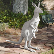 Design Toscano Australian Outback Kangaroo Garden Sculpture Antique Stone