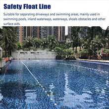 REMYSAOS Pool Safety Rope, Pool Rope Pool Safety Rope and Float Kit, 1-10 M Floating Buoy Line Accessories with 2 Pre-Assembled Stainless Hooks, for Inground Swimming Pool (Size : 8m/26ft/315in)