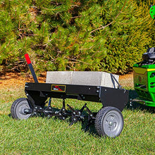 Brinly PA-42BH-A Tow Behind Plug Aerator with Folding Easy-Store Tow Bar, 42"