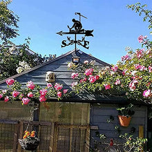 Weather Vane Metal Weathervane Wind Direction Indicator Measuring Tools Outdoor Stainless Steel Yard Wind Vane for Farm Yard Garden Gazebo Decorations (Architect) (Pineapple Logo)