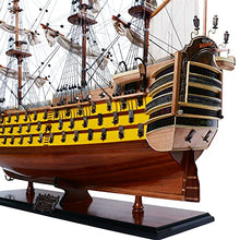 Old Modern Handicrafts Museum-Quality HMS Victory Model Ship Red