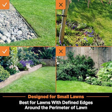 LawnMaster OcuMow Robot Lawn Mower with Cordless 24V MAX 10” Grass Trimmer Combo Kit Perimeter Wire Free for Small Yards 2000-4000 Square Feet Optical Navigation Automatic Obstacle Avoidance Spot Cut