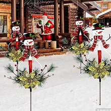 Christmas Lawn Snowman Plug-in Light Solar Hardware Snowman Plug-in LED Outdoor Decorative Lights