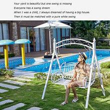 KYTGFH Swing Chair,Balcony Swing Hanging Chair,Sun Lounger,for Adults Patio Garden Backyard and Poolside