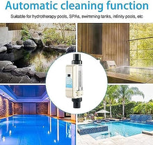 SciAza Salt Water Chlorinator Cell, Salt Chlorinator System, Electrolyzer Swimming Pool Salt Chlorinator, Salt Chlorine Generator System Salt Cell for Home Pool,S alt Chlorine Machine,20g/h