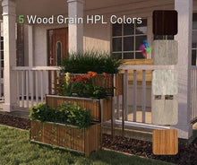 Foreman Raised Garden Bed on Wheels – Weather-Resistant Raised Garden Bed (36" x 24" x 27") with Drainage, Ideal Raised Garden Bed for Vegetables & Flowers – 300 lb Capacity, Tosca Wood Grain