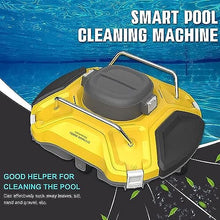 KANGJIEM Cordless Automatic Pool Cleaner, Robotic Pool Cleaner, Lasts 110 Mins, for Pool Surface Up to 730Sq Ft, Pool Vacuum for Above Ground Pools Powerful Suction Rechargeable Battery