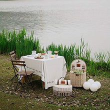 qiuqiu Picnic Basket, Wicker Picnic Basket, Multifunctional Roller Type Rattan Picnic Basket, Hand-Woven Trolley Willow Basket, Egg Candy Gathering, with Lid and Handle