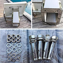 ZCBYBT Heavy Duty Stainless Pool Diving Boards Swimming Pool Competition Non-Slip Diving Platform Load 440lbs,for Indoor & Outdoor