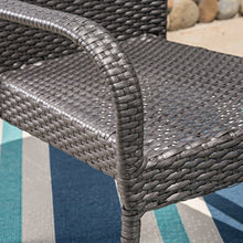 Christopher Knight Home Liam Outdoor 7 Piece Wicker Dining Set Grey