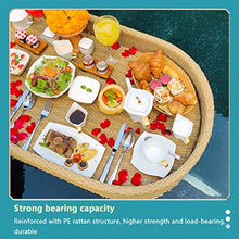 ERoomQ Floating Tray Floating Breakfast Tray Swimming Pool Floats for Adults Pool Serving Trays for Swimming Spas Bath and Parties Various Styles Available