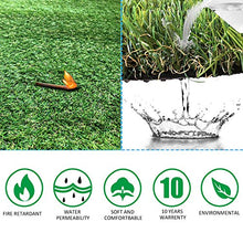 Petgrow Realistic Artificial Grass Turf 5FT x 58FT - Thick Pet Dog Mat Pad with Drain Holes