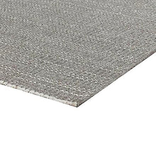 Benzara Handwoven Classic Textured Patio Leah Area Rug 8x10 Gray