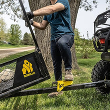 Gorilla Carts Rugged Outdoor ATV Trailer Utility Garden Cart 1400 lb Capacity Black