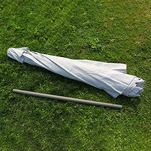 QZQHNYJ Parasol Garden Foldable Parasol Umbrella 2.4M/7.9Ft,For Terrace Beach Pool Market,Uv Protection,Large Round Outdoor Patio Umbrella With Push Button Ti