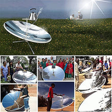 Acivirdde Solar Oven, Portable Solar Cooker, Outdoor Camping Barbecue Cooking Heat Concentrator, DIY Solar Concentrator