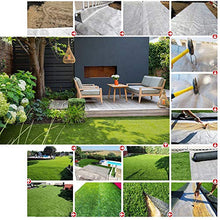 Griclner 35mm Artificial Turf Lawn Fake Grass Green, 1.38" Pile Height, 9FTX76FT