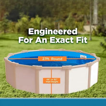 27 Foot Overlap Round Above Ground Swimming Pool Liner, 30 Gauge Thick