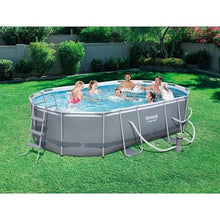 Bestway Power Steel Oval Frame Pool Set Multi