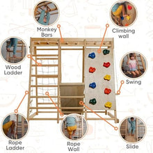 Avenlur Magnolia 6-in-1 Indoor Playground Natural