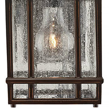 Sierra Craftsman 11" High Rubbed Bronze Finish Outdoor Wall Lights Set of 2