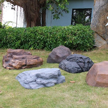Patio False Stone Cover, Fiberglass, Hollow Outdoor False Stone for Lawn and Garden Landscaping