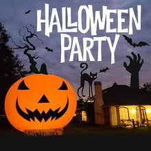 26FT Giant Inflatable Pumpkin with LEDs for Halloween Party Event Decorations