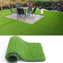 WarmShe 0.7inch Realistic Artificial Grass Turf Rug 10FTX66FT Green