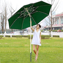 Housewares Sun Parasol Umbrella Garden Outdoor Parasol with Push Button Tilt and Crank,Patio Umbrella for Balcony Table, Deck, Backyard, Swimming Pool, Garden (Color : Blue) (Green)