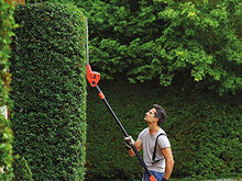 Black+Decker Elektro-Stabheckenschere (550W, Schwertlänge 51 cm, Schnittstärke 22 mm, Reichweite 4m, Hecken schneiden ohne Leiter, INKL. Messerschutzhülle + Schultertragegurt) PH5551