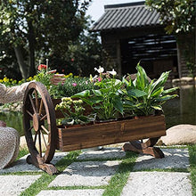ZOCWJK Wooden Plant Stand Storage Rack Garden Planter Box Raised Bed Stand Pot Raised Garden Bed Flower Pot Stand Multi Tier Display Shelf Stand,