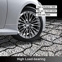 ZHOUHONG Patio Pavers Geogrid, Steep Driveway Mesh Heavy Duty Ground Grids Base Stabilizer for Gravel/Stones/Sands, 2 Inch Tall Retaining Wall Slope Molds (Color : W x L, Size : 4x7 m/13x23 ft)