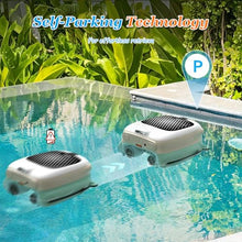 Automatic Pool Skimmer Robot Cleaner with Obstacle Avoidance, Ideal for Home Use, 2000 sq.ft Coverage, 180um Filter