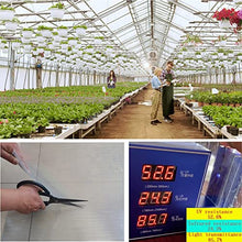 GRRICEPL Greenhouse Shed Replacement Cover, Polycarbonate Roof Panels 0.8mm Glassfiber Insulation Easy to Cut & Bend for Outdoors Carport Cold Frame (Color : Clear, Size : 1.2x10m)