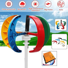 HENGJINGTR 3000W Vertical Axis Wind Turbine,110V/220V Alternative Energy Generator 48V Windmills with MPPT Hybrid Controller,220v