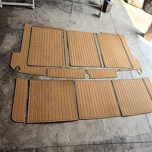 Valman Boat EVA Faux Teak Decking Floor Pad Mat for 1987 Bayliner 4550 - Color Options Available
