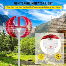 Lakenbroade 15000W/20000W Wind turbines,12V/24V Wind Turbine Generator Vertical Garden Boat Wind Motor with Controller with Controller for Hybrid Wind Solar,15000W-24V
