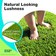 SMARTLAWN PROFESSIONAL Realistic Artificial Grass Rug, 6'X51' Carpets for Indoor and Outdoor Use, 1.25" Pile Height Soft and Lush Natural Looking Synthetic Mats