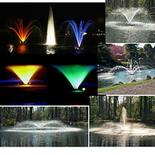 Kasco 3/4HP J Series Aerating Pond Fountain with LED Lighting Red/Blue/Green