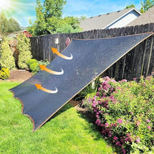 70% Black Shade Cloth 33x49ft -Garden Shade Mesh with Grommets for Pergola Patio Greenhouse & Chicken Coop - Outdoor Sun Protection Netting