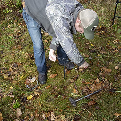 CAGE PERMANENT HUB BLIND Hunting Tower 8' with 66" Platform Black