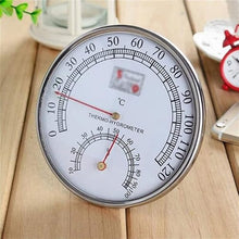 Stainless Steel Case Steam Sauna Thermometer Hygrometer Gauge Hygrothermograph Barometer Hygrometer Thermometer