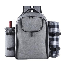 Picnic Backpack Basket Portable Incubator Travel Lunch BBQ Picnic Outdoor Picnic Bag Insulation Bag (D L31*W21*H42CM)
