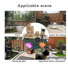 Bamboo Fountains Bird Bath Garden Water Feature Bamboo Flowing Water Water Feature Fountain Feng Shui Wheel Waterwheel Humidifier