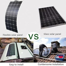 KZZAAO 1600 Watt Solar Panel Kit, 4Pcs 400W Flexible Solar Panel with Charge Controller, Lightweight Portable Monocrystalline Photovoltaic Panels